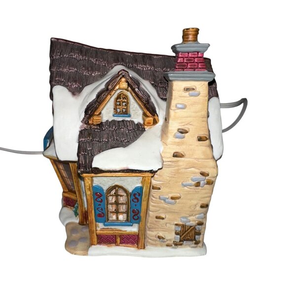 Rare Vintage 2001 Lemax Ye Olde Silversmith Village Pieces Lighted Fine Silver - Picture 2 of 10